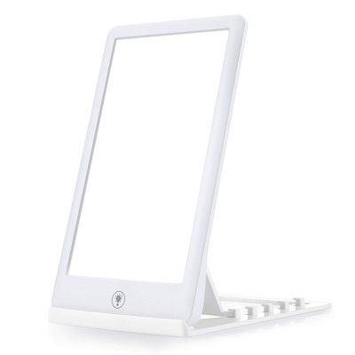 Tablet Light Therapy with Adjustable Color and Brightness Controls