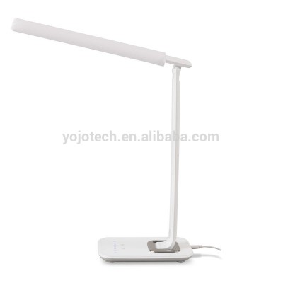 12W Dimmable LED Table Lamp with USB Charging Port, 7 Level Dimmer, Touch-sensitive Control Desk Lamp