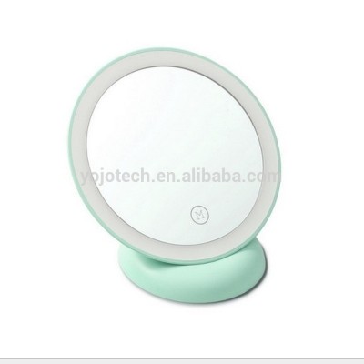 Led Light Lighted Makeup Mirror with USB Charging Cable Adjustable Brightness Magnetic Make Up Mirror