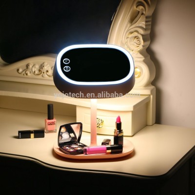 Battery Operated LED Illuminated Compact Table Mirror