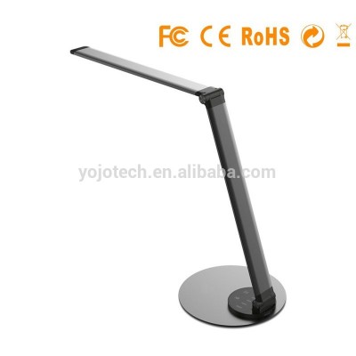 LED Table Light Metal Body Touch Control Dimmable Lighting with 5V/1A USB Port