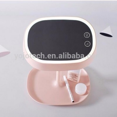 LED Tabletop USB recharchable make up mirror